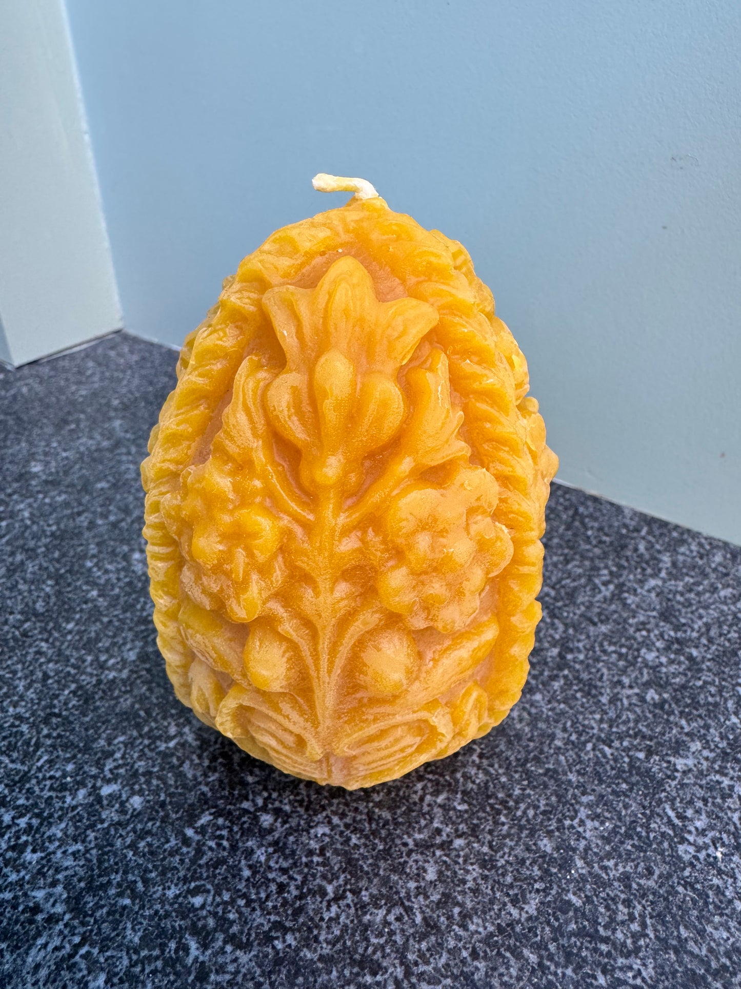 Beeswax Decorative Egg Shaped Candle