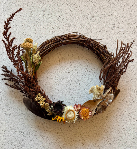Dried Flower Wreath-Medium