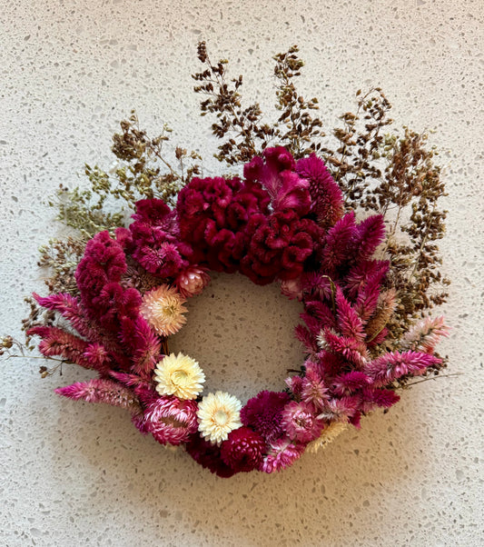 Dried Flower Wreath Medium