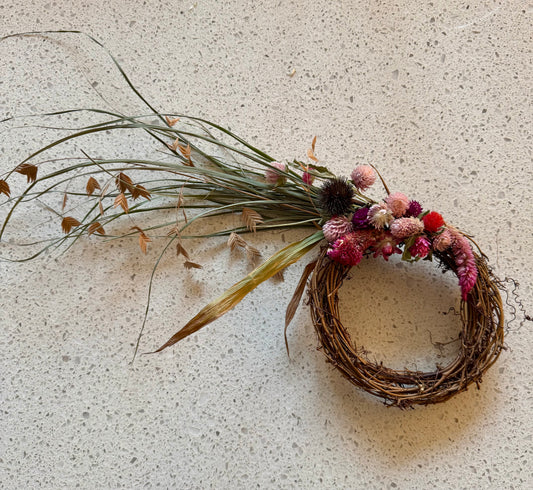 Dried Flower Wreath-Small