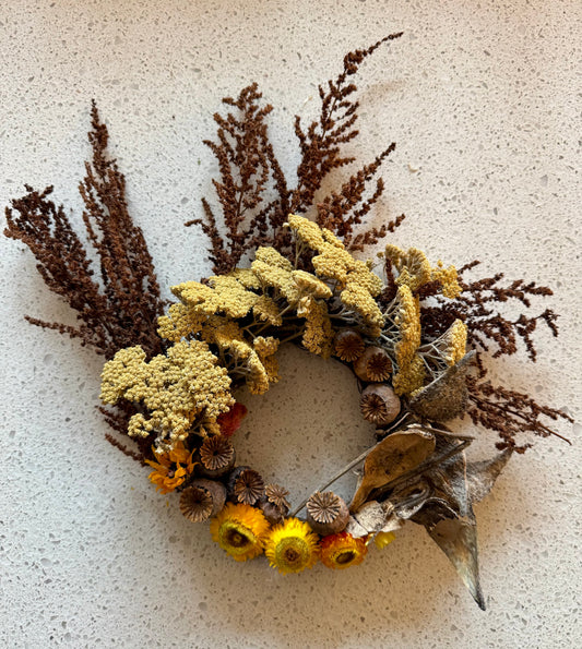 Dried Flower Wreath-Small