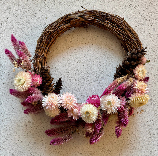 Dried Flower Wreath-Medium