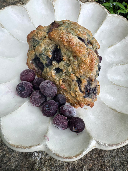 Scone- Gluten Free Blueberry Ginger Scone