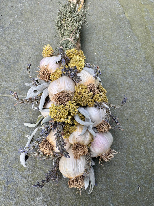 Floral Garlic Braid