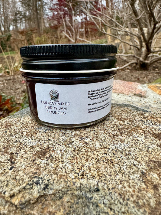Holiday Mixed Berry Honey Jam