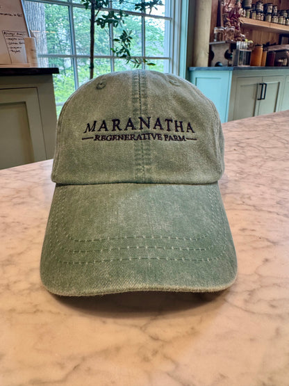 Baseball Cap-Maranatha Regenerative Farm- Green