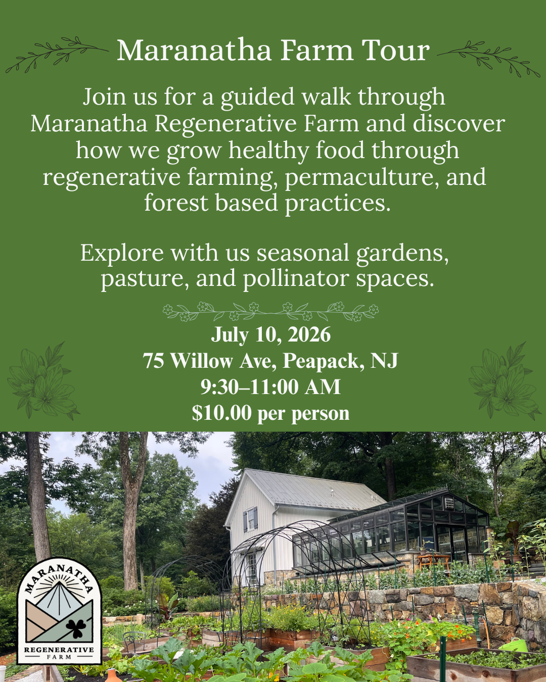 Maranatha Regenerative Farm Tour-July