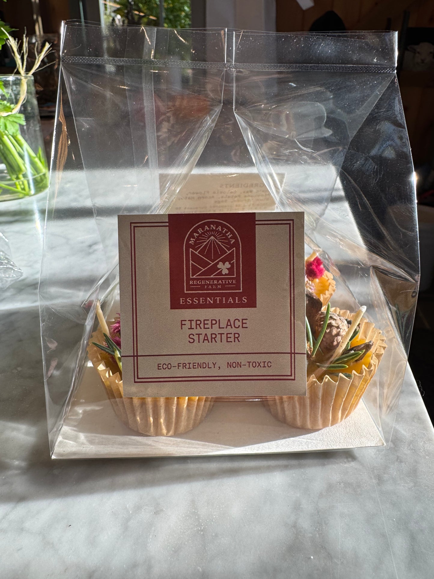 Beeswax Fire place starter Pack of 5