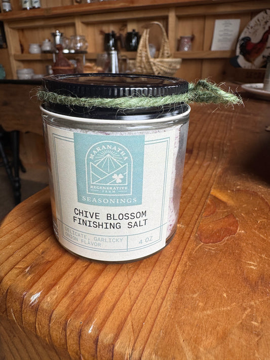 Chive Blossom Finishing Salt