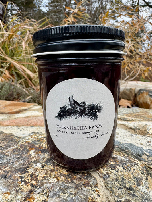Holiday Mixed Berry Honey Jam