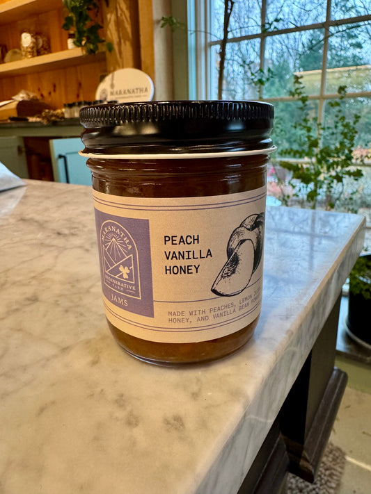 Peach Vanilla Honey Jam