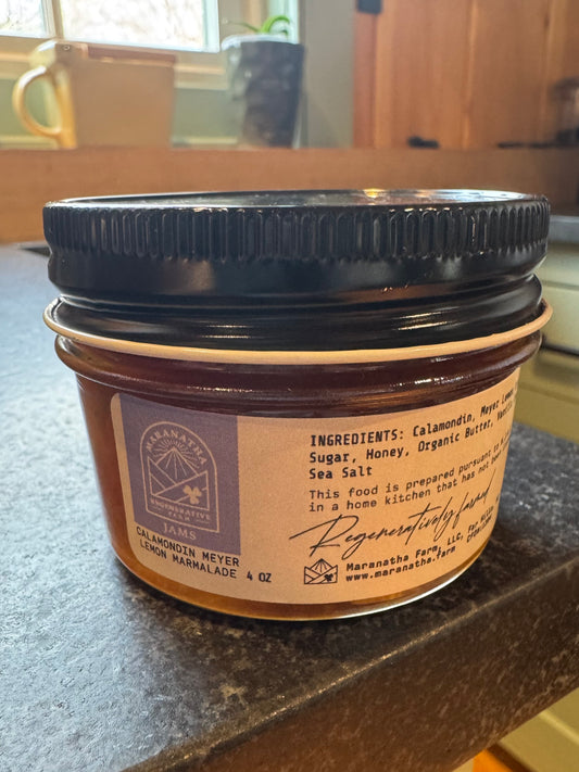 Calamondin-Meyer Lemon Marmalade with Vanilla Bean