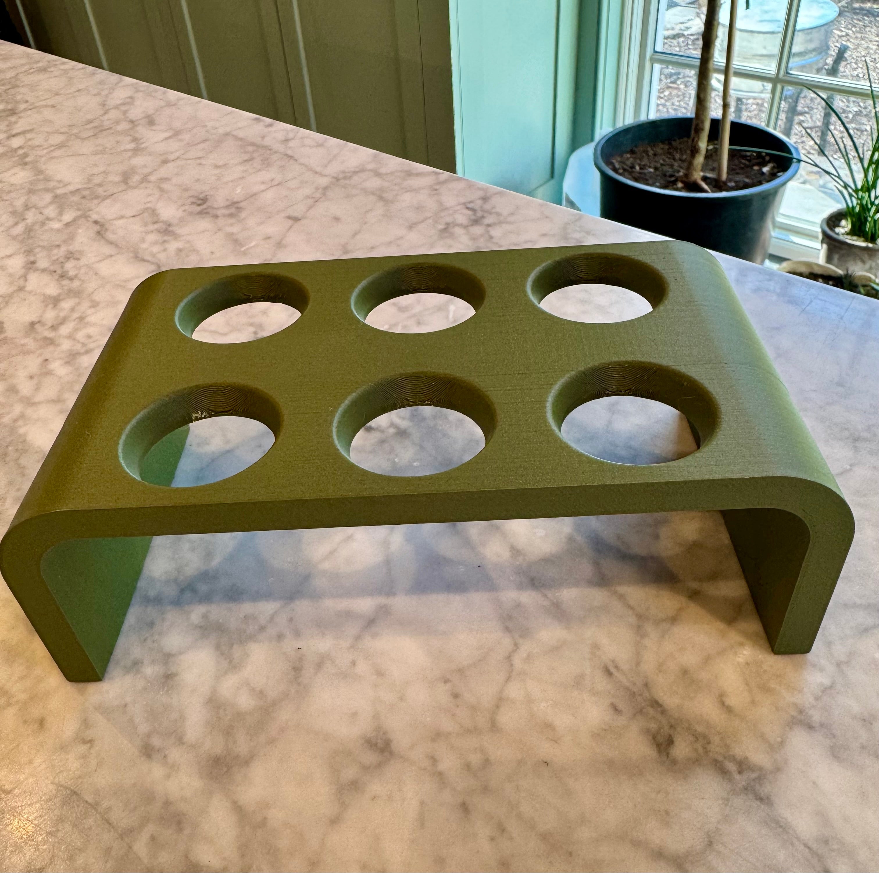 Tabletop Egg Holder- Moss Green – Maranatha Farm